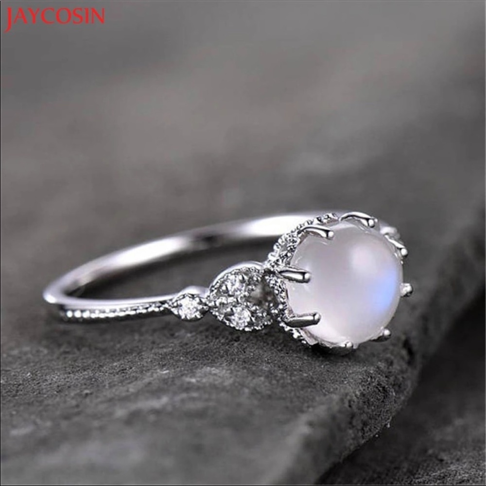NEW Moonstone Encrusted Ring - Picture 2 of 3